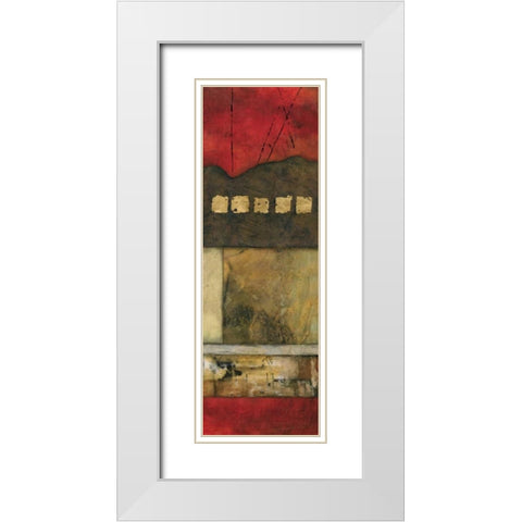 Tupelo Honey I White Modern Wood Framed Art Print with Double Matting by Olson, Norm