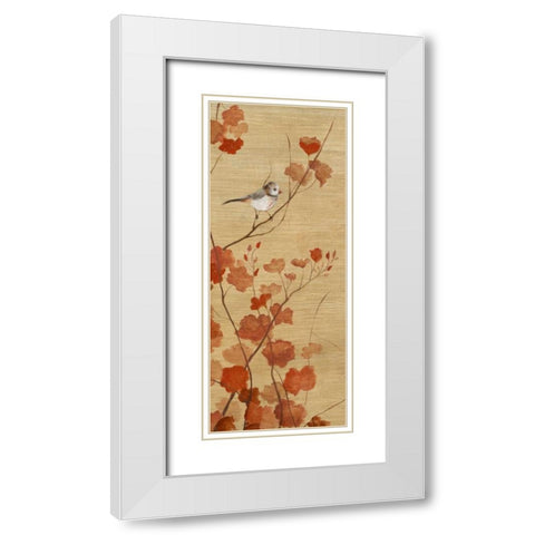 Spring Return - Detail I White Modern Wood Framed Art Print with Double Matting by Tava Studios