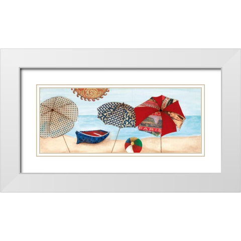 South of France I White Modern Wood Framed Art Print with Double Matting by Tava Studios