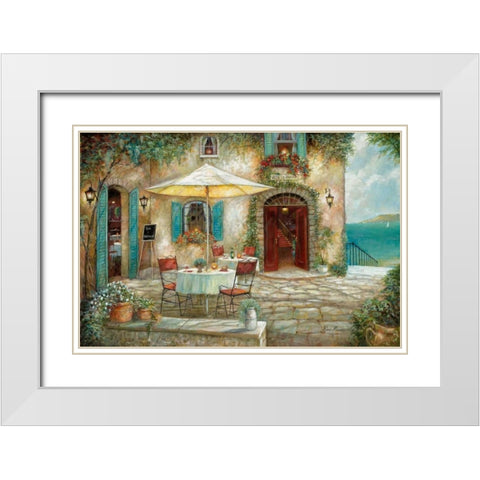 Casa DAmore White Modern Wood Framed Art Print with Double Matting by Manning, Ruane