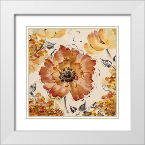 Feels Like Spring I White Modern Wood Framed Art Print with Double Matting by Henson, Richard