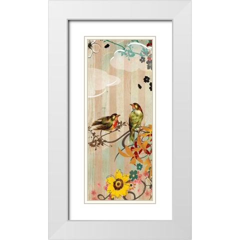 Vintage Love White Modern Wood Framed Art Print with Double Matting by Donovan, Kelly
