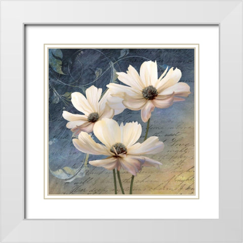 Sweet Breeze I White Modern Wood Framed Art Print with Double Matting by Knutsen, Conrad