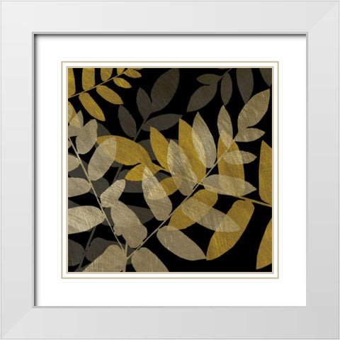 Shimmering Light I White Modern Wood Framed Art Print with Double Matting by Craven, Katrina