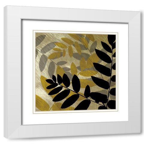 Shimmering Light II White Modern Wood Framed Art Print with Double Matting by Craven, Katrina