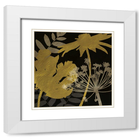 Shimmering Light III White Modern Wood Framed Art Print with Double Matting by Craven, Katrina