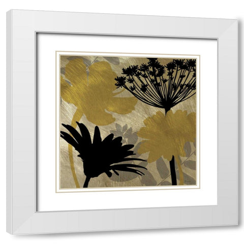 Shimmering Light IV White Modern Wood Framed Art Print with Double Matting by Craven, Katrina
