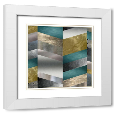 Reflection White Modern Wood Framed Art Print with Double Matting by Craven, Katrina