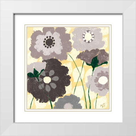 Spring Break IV White Modern Wood Framed Art Print with Double Matting by Donovan, Maria