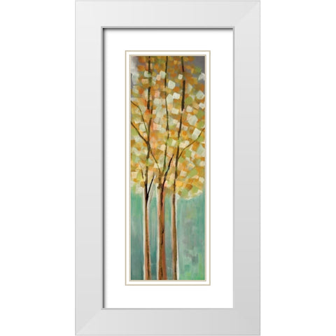 Shandelee Woods II White Modern Wood Framed Art Print with Double Matting by Jill, Susan