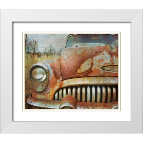 Classic Vintage I White Modern Wood Framed Art Print with Double Matting by Craven, Katrina
