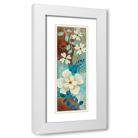 A New Day II White Modern Wood Framed Art Print with Double Matting by Olson, Charlene