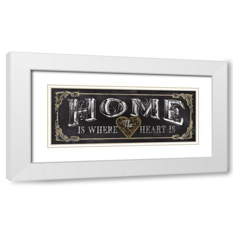 Home White Modern Wood Framed Art Print with Double Matting by Knutsen, Conrad