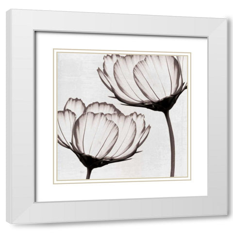 Takes Two I White Modern Wood Framed Art Print with Double Matting by Craven, Katrina