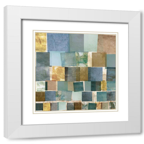 Chards I White Modern Wood Framed Art Print with Double Matting by Craven, Katrina