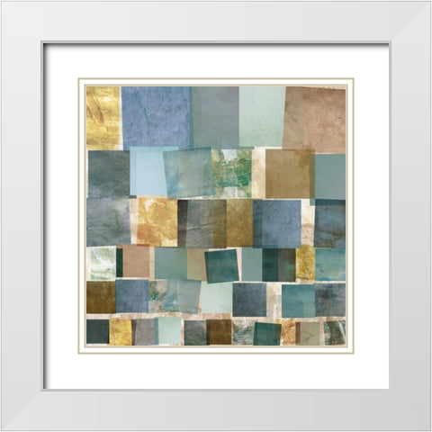 Chards I White Modern Wood Framed Art Print with Double Matting by Craven, Katrina