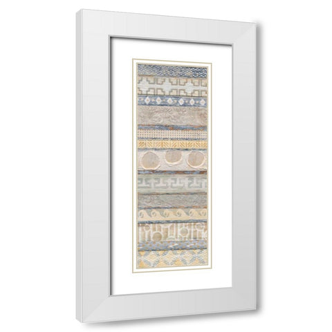 Natural Patterns White Modern Wood Framed Art Print with Double Matting by Tava Studios