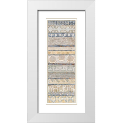 Natural Patterns White Modern Wood Framed Art Print with Double Matting by Tava Studios
