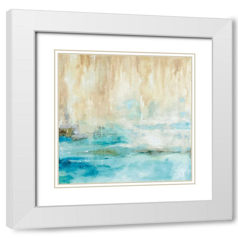Through the Mist II White Modern Wood Framed Art Print with Double Matting by Robinson, Carol