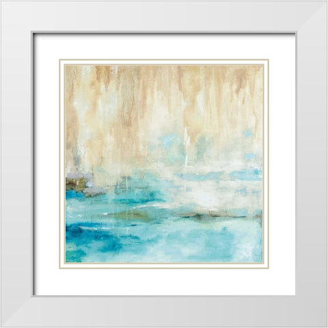 Through the Mist II White Modern Wood Framed Art Print with Double Matting by Robinson, Carol