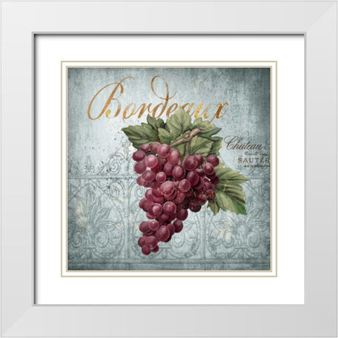 Bordeaux White Modern Wood Framed Art Print with Double Matting by Knutsen, Conrad