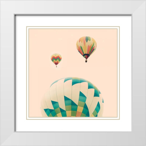 Up and Away II White Modern Wood Framed Art Print with Double Matting by Jackson, Susan