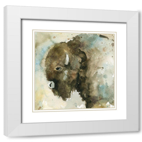 On Guard White Modern Wood Framed Art Print with Double Matting by Robinson, Carol