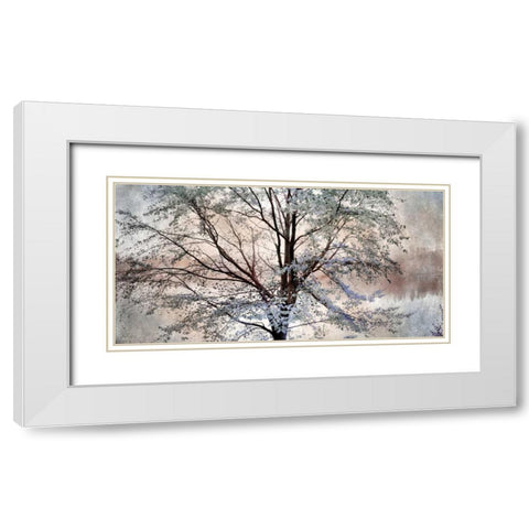 Dreamin of Spring White Modern Wood Framed Art Print with Double Matting by Weisz, Irene