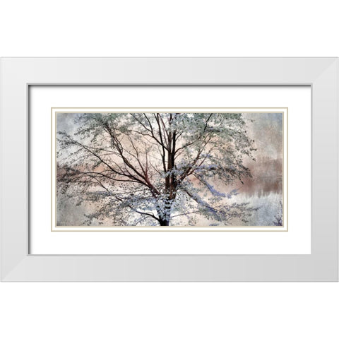 Dreamin of Spring White Modern Wood Framed Art Print with Double Matting by Weisz, Irene