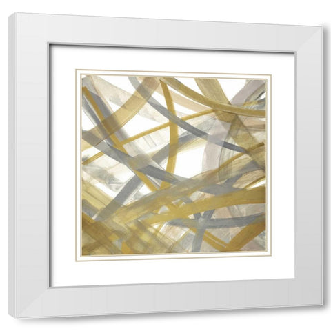 Just Dance II White Modern Wood Framed Art Print with Double Matting by Jill, Susan