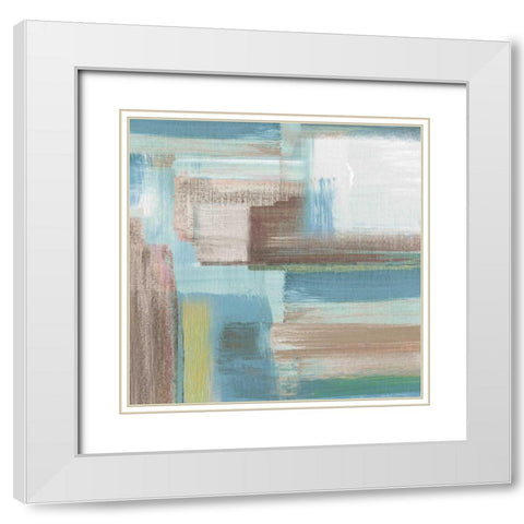 Tuscany Revisited II White Modern Wood Framed Art Print with Double Matting by Jill, Susan