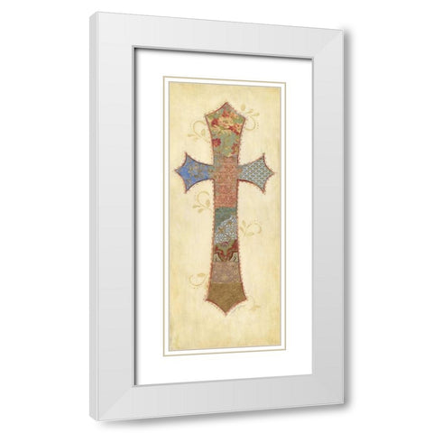 Before the Cross II White Modern Wood Framed Art Print with Double Matting by Tava Studios