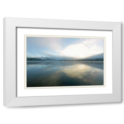 Honeymoon White Modern Wood Framed Art Print with Double Matting by Delimont, Danita