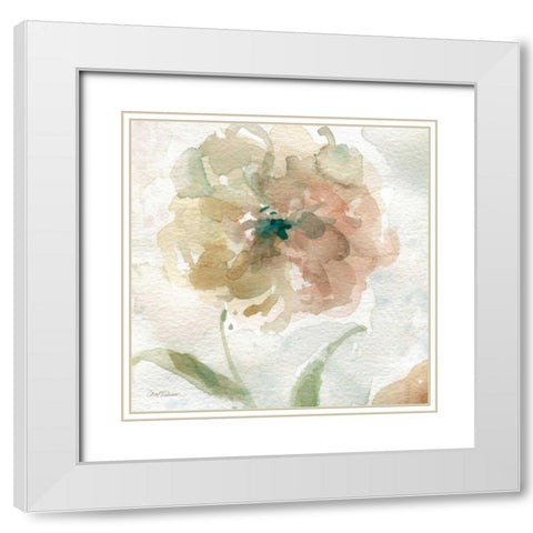 Sunny Afternoon White Modern Wood Framed Art Print with Double Matting by Robinson, Carol