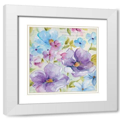 Cool Morning I White Modern Wood Framed Art Print with Double Matting by Robinson, Carol