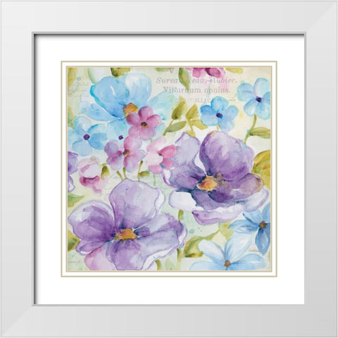 Cool Morning I White Modern Wood Framed Art Print with Double Matting by Robinson, Carol