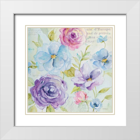 Cool Morning IV White Modern Wood Framed Art Print with Double Matting by Robinson, Carol