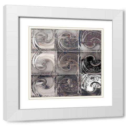 Every Which Way White Modern Wood Framed Art Print with Double Matting by Calascibetta, Mike