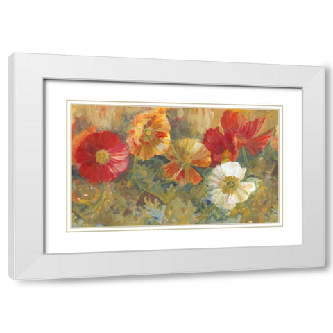 Autumns White Modern Wood Framed Art Print with Double Matting by Vollherbst-Lane, Elaine