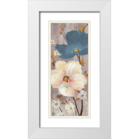 Delicate Scent II White Modern Wood Framed Art Print with Double Matting by Nan