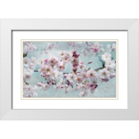 Scent of Spring White Modern Wood Framed Art Print with Double Matting by Weisz, Irene