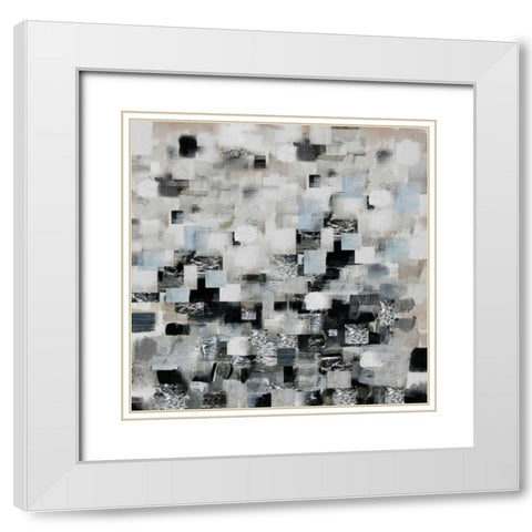 Reflections White Modern Wood Framed Art Print with Double Matting by Jill, Susan