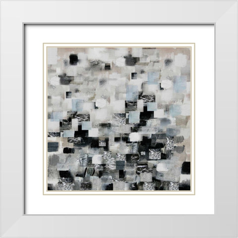 Reflections White Modern Wood Framed Art Print with Double Matting by Jill, Susan
