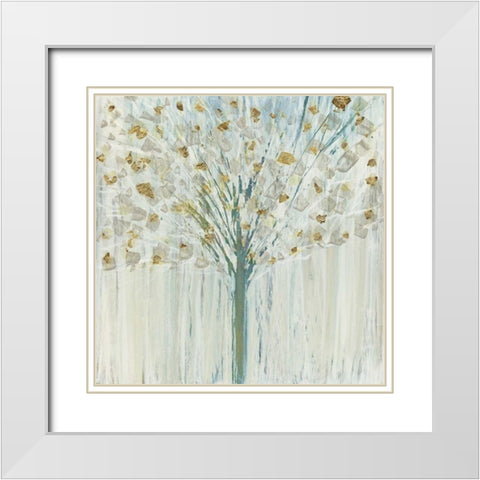Frost Valley White Modern Wood Framed Art Print with Double Matting by Jill, Susan