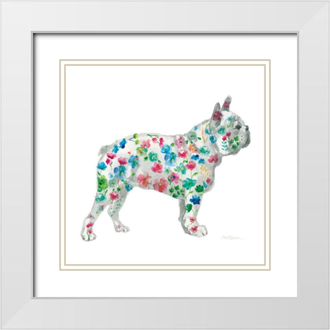 Tapestry French White Modern Wood Framed Art Print with Double Matting by Robinson, Carol