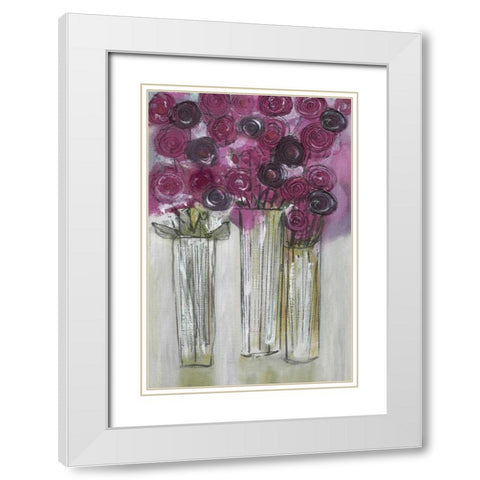 Tuscan Light White Modern Wood Framed Art Print with Double Matting by Jill, Susan