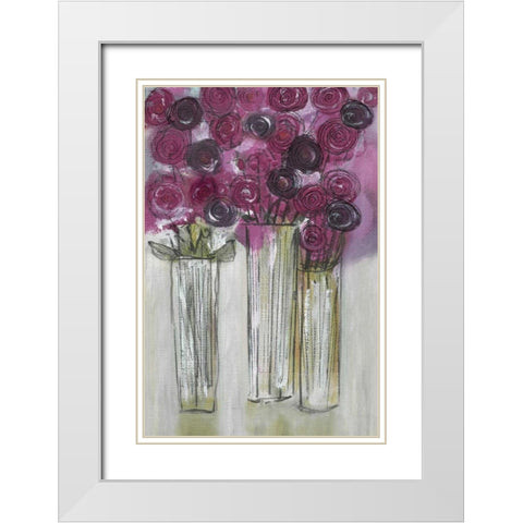 Tuscan Light White Modern Wood Framed Art Print with Double Matting by Jill, Susan