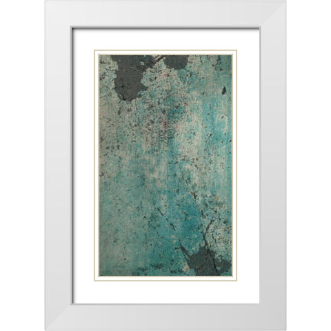 Urban Splatter White Modern Wood Framed Art Print with Double Matting by Knutsen, Conrad