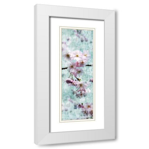 Sweet Spring I White Modern Wood Framed Art Print with Double Matting by Weisz, Irene