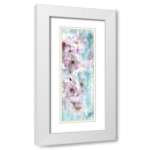 Sweet Spring II White Modern Wood Framed Art Print with Double Matting by Weisz, Irene